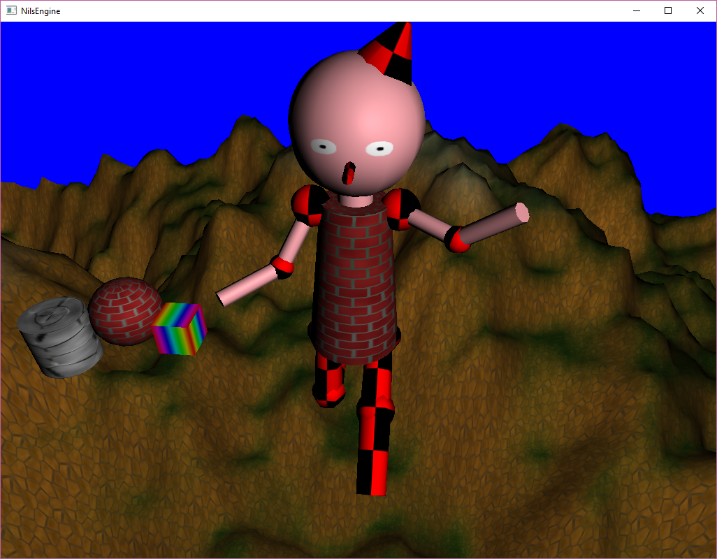 Procedurally animated model